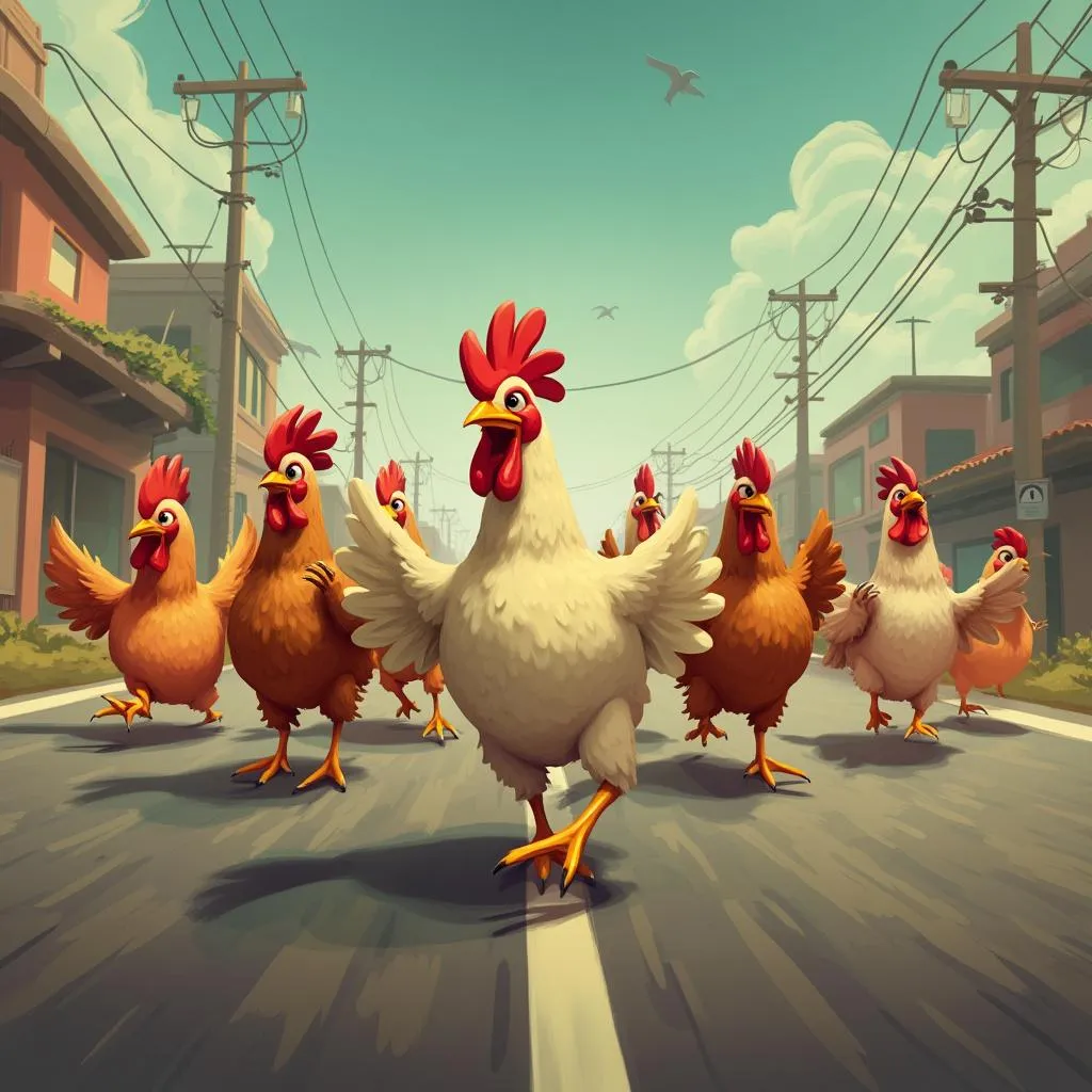 Multiplayerový režim Chicken Road